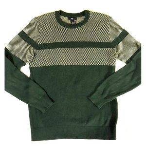 Green & White Patterned GAP Sweater
